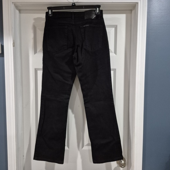 Vtg Harley Davidson Jeans Womens 6 Black Bootcut Denim Western Biker Cowgirl Y2K - Picture 2 of 11